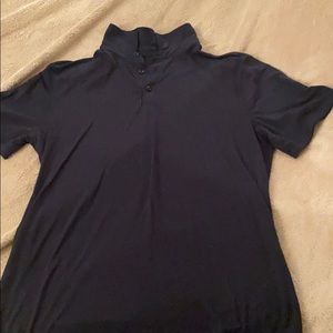 Men’s Lululemon dark navy polo metal vent tech